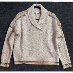 Madewell Merino Wool Blend Shawl-Neck Collar Sweater Womens Size Small S